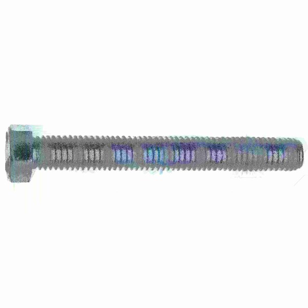 Midwest Fastener Grade 5, 1/2"-13 Hex Head Cap Screw, Zinc Plated Steel, 4 in L, 2 PK 934008 - main